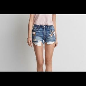 aeo vintage hi rise festival short